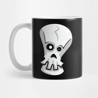 Misshapen Skull Mug